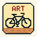 icon_art_bicycle_pixel_art icon preview