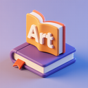 icon_art_book_3d_isometric icon preview