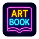 icon_art_book_neon icon preview