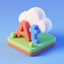 icon_art_cloud_3d_isometric icon preview
