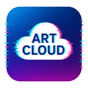 icon_art_cloud_digital_glitch icon preview