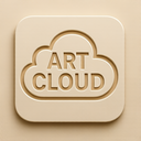icon_art_cloud_embossed icon preview
