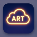icon_art_cloud_glow_effect icon preview