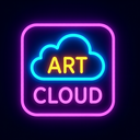 icon_art_cloud_neon icon preview