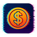 icon_art_coin_digital_glitch icon preview