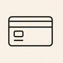 icon_art_credit_card_minimal_outline icon preview