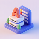 icon_art_database_3d_isometric icon preview