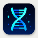 icon_art_dna_strand_futuristic icon preview