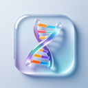 icon_art_dna_strand_glassy icon preview