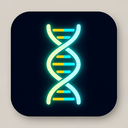 icon_art_dna_strand_glow_effect icon preview