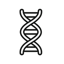 icon_art_dna_strand_minimal_outline icon preview