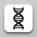 icon_art_dna_strand_monochrome icon preview