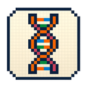 icon_art_dna_strand_pixel_art icon preview