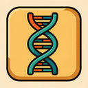 icon_art_dna_strand_retro icon preview