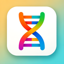 icon_art_dna_strand_vibrant_colors icon preview