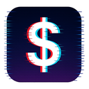 icon_art_dollar_sign_digital_glitch icon preview