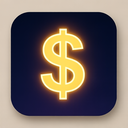 icon_art_dollar_sign_glow_effect icon preview