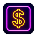 icon_art_dollar_sign_neon icon preview