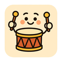 icon_art_drum_cartoon icon preview
