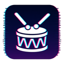 icon_art_drum_digital_glitch icon preview
