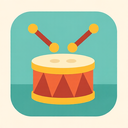 icon_art_drum_flat_pastel icon preview