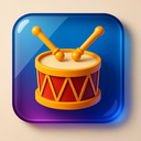 icon_art_drum_glassy icon preview