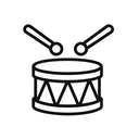 icon_art_drum_minimal_outline icon preview