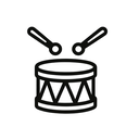 icon_art_drum_monochrome icon preview