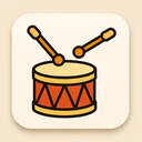 icon_art_drum_origami icon preview