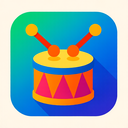 icon_art_drum_vibrant_colors icon preview
