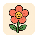 icon_art_flower_cartoon icon preview