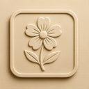 icon_art_flower_embossed icon preview