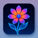 icon_art_flower_futuristic icon preview