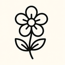 icon_art_flower_line_art icon preview