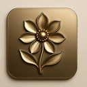icon_art_flower_metallic icon preview