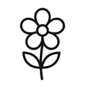 icon_art_flower_minimal_outline icon preview