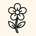 icon_art_flower_outline icon preview