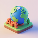 icon_art_globe_3d_isometric icon preview