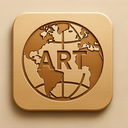 icon_art_globe_embossed icon preview