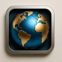 icon_art_globe_metallic icon preview