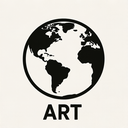 icon_art_globe_monochrome icon preview