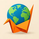 icon_art_globe_origami icon preview