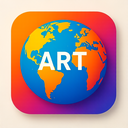 icon_art_globe_vibrant_colors icon preview