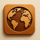 icon_art_globe_wooden icon preview