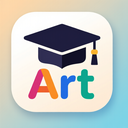 icon_art_graduation_cap_abstract icon preview