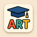 icon_art_graduation_cap_cartoon icon preview