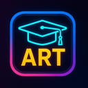 icon_art_graduation_cap_cyberpunk icon preview