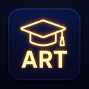 icon_art_graduation_cap_glow_effect icon preview