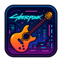 icon_art_guitar_cyberpunk icon preview