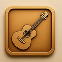 icon_art_guitar_embossed icon preview